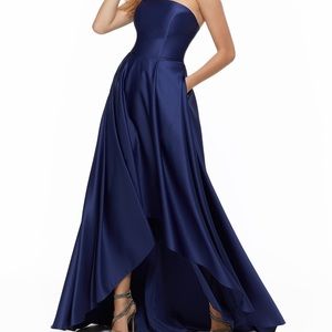 Morilee High-low sapphire dress new w/ tags